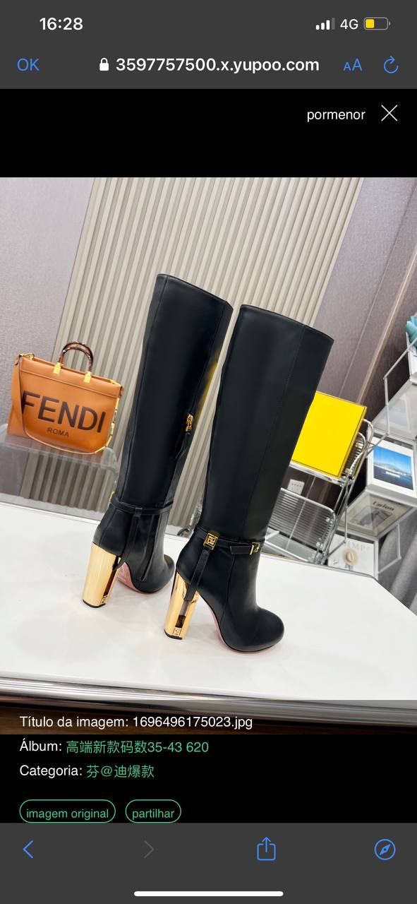 Bota Delfina Fendi