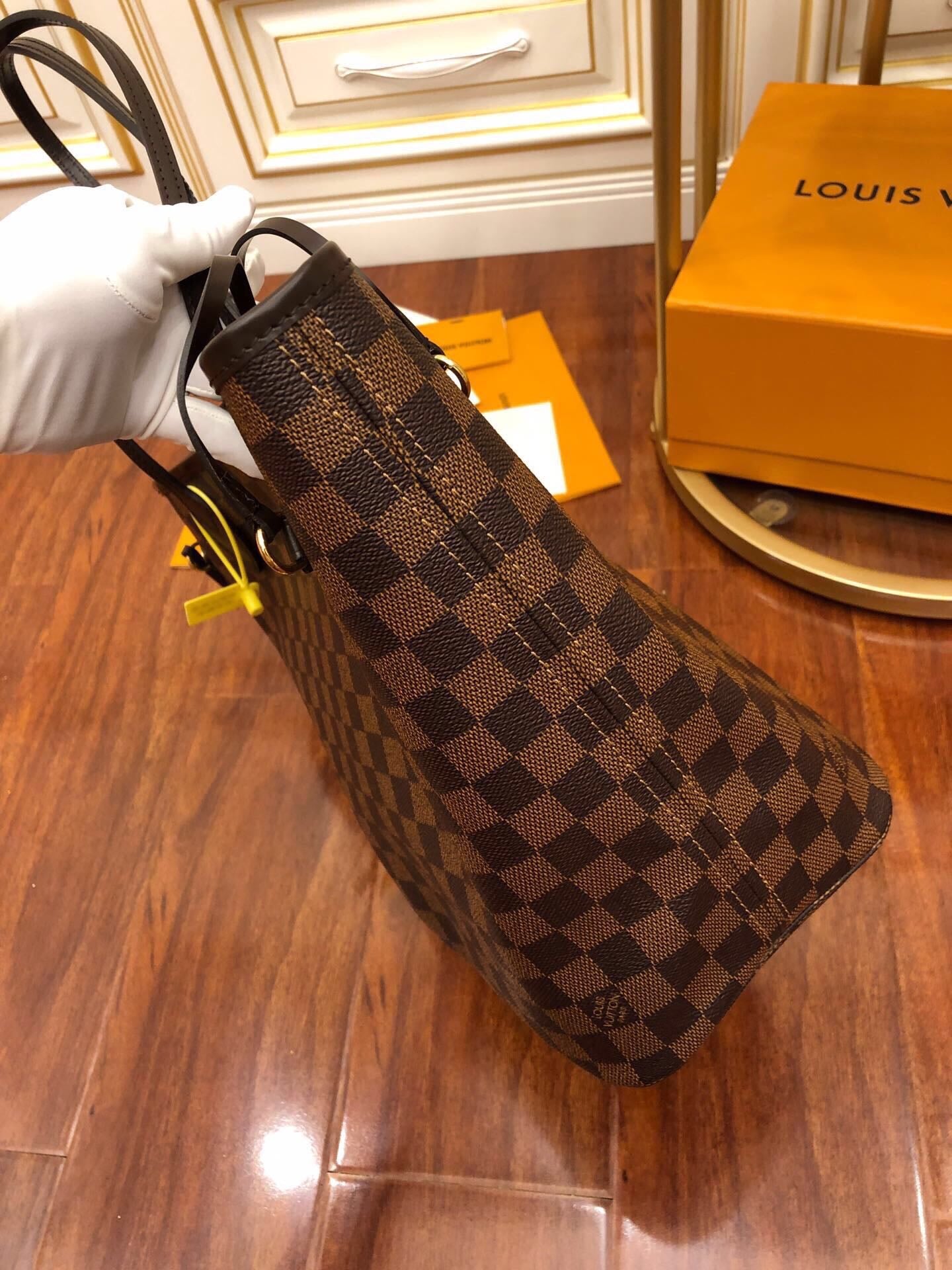 Bolsa Damier Ebène Neverfull MM LV