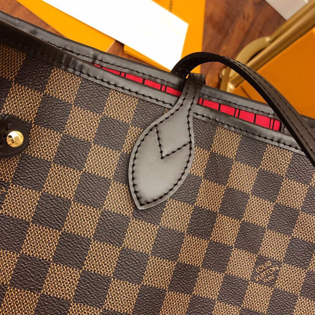 Bolsa Damier Ebène Neverfull MM LV