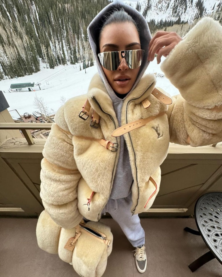 Casaco Shearling Down Louis Vuitton